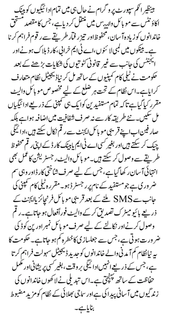 BISP Wallet Registration 2025: Which Mobile Company Wallet Will Work in Your District?