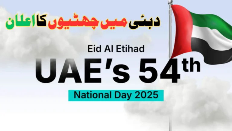 UAE National Day 2025 December 1-2 Federal Holidays and Festivities
