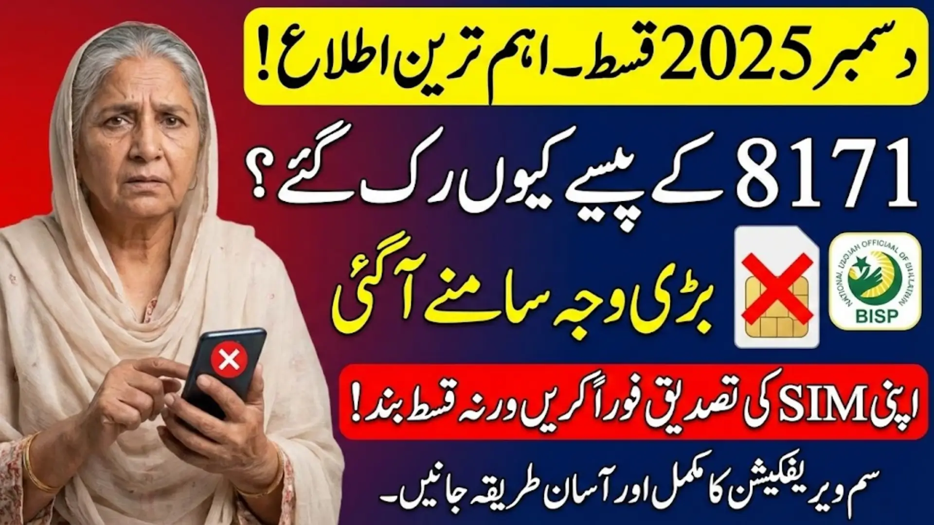 8171 Payment SIM Verification December 2025 Using Simple and Easy Method Full Guide