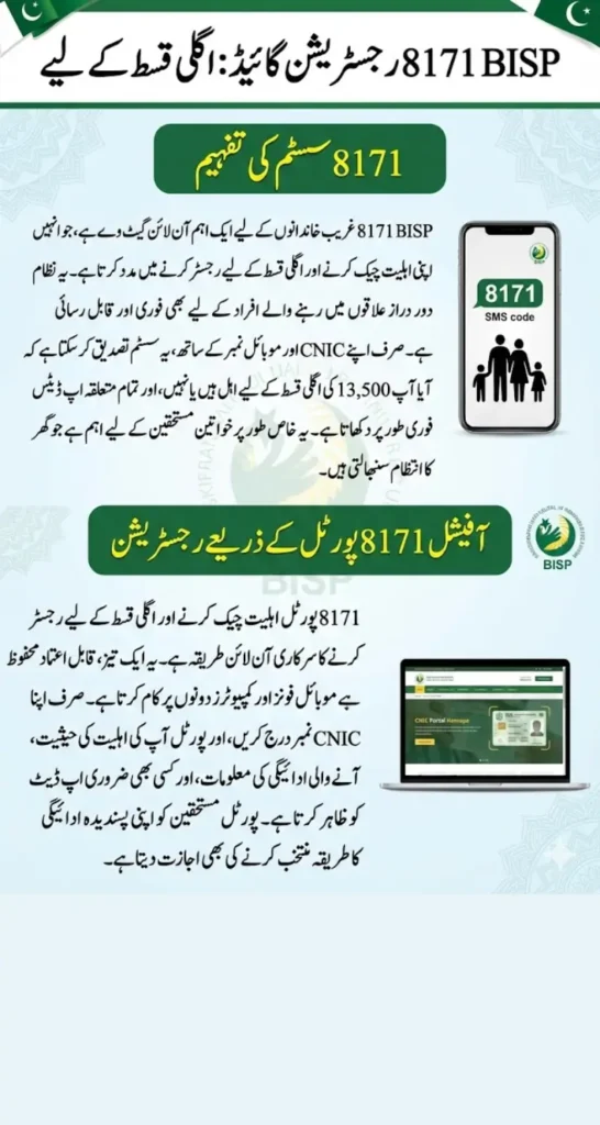 How To Register BISP 8171 For Next Payment 13500 Know Full Guide Step By Step